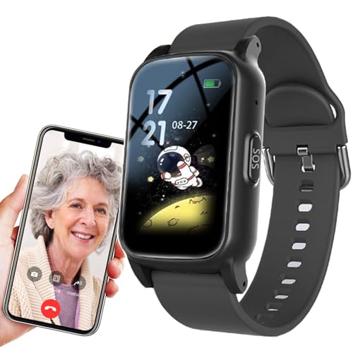Salvavita GPS per Anziani, Orologio Salvavita Anziani, Smart Watch con