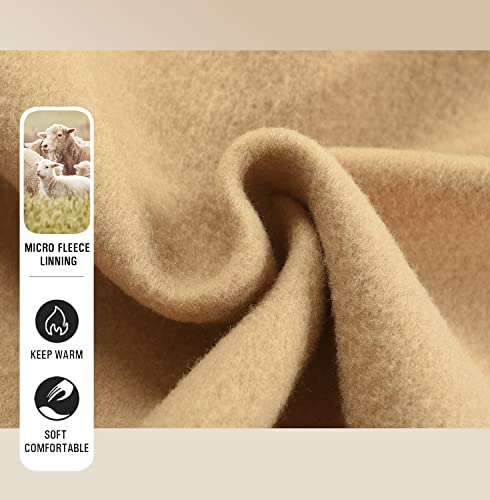 Niceif Men Casual Solid Shirt Hoodies Fleece Pullover Hooded Sweatshirt Outwear With Pockets, Army Green Khaki M #TOP4