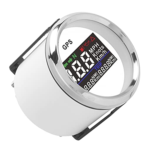 Acouto Contador DE MILEA Digital DE VELOTAMIENTO DE 2 Pulgadas para Vehículos DE 12V DE 24 V Yates DE Automóviles DE Automóvil