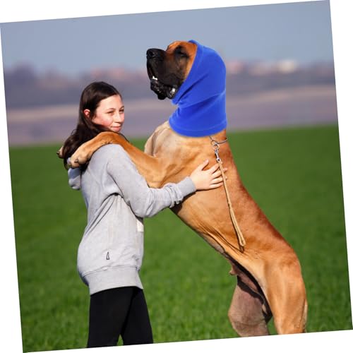 QUMIIRITY Winter Hunde Ohrenschutz Elastisch aus Weichem Material Kältefester Haustier Snood für Zuhause Ohrwärmer für Kleine und Große Hunde
