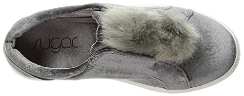 Sugar Girl's Sgk Creampuff Bootie, Grey Velvet, 13 M Us Little Kid #TOP4