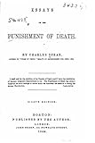 Essays on the punishment of death