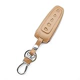 ford taurus sho 1995 Couleur:noir/marron FLMQA L\'étui en Cuir Chave Fob Capa est Compatible avec Ford Escape Borda Flex Focus Explorer Taurus Mustang Lincoln Mks Keyless 5BTN Proteger, Marron