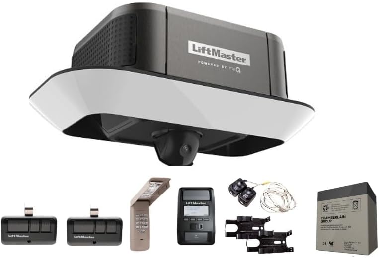 Liftmaster 6690L Secure View DC LED Battery Backup Belt Drive Wi-Fi with Integrated Camera, Operator Only - NO Rail Included