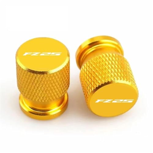 Bouchons de valve pneu moto or Yamaha FZ25 pour balades et trajets urbains