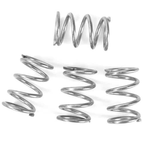 GUNGY Druckfeder Edelstahl Feder Druckfedern 30mm Drahtdurchmesser 2,3mm Außendurchmesser 20mm Länge 30mm Maximale Federkraft 13,5kg 4 Stück