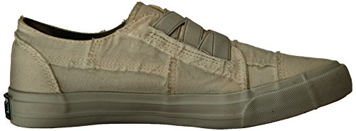 Blowfish Malibu Women's Marley Fashion Sneaker, White Color Washed Canvas, 8.5 Medium Us #TOP5