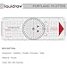 Liquidraw Portland Course Plotter Navigation Divider Kit Marine Sailing Nautical Protractor Single Handed Straight Divider Solid Brass 8