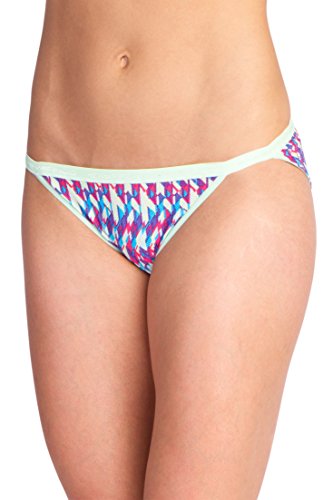 ExOfficio Women's Give-N-Go String Bikini, Mojito/Spliced Geo, Large