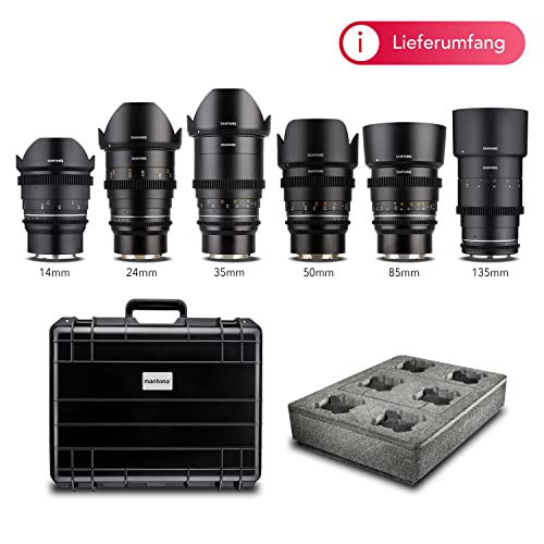 Samyang MK2 VDSLR Lens Kit: 14mm, 24mm, 35mm, 50mm, 85mm, and 135mm for Sony E - Fernando Cortés