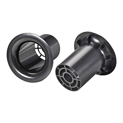 uxcell 86mm x 91mm Speaker Port Tube Subwoofer Bass Reflex Tube Bass Woofer Box 2pcs