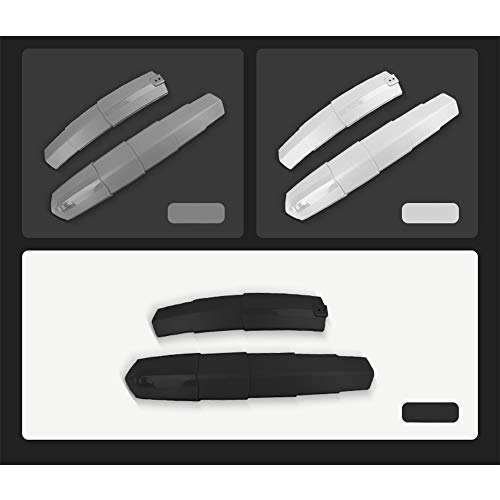 Autek Foldable Bicycle Fender Set, Seven-Color Optional, Easy-To-Disassemble Bicycle Baffle, Suitable For Bicycles And Mountain Bikes Gray #TOP4