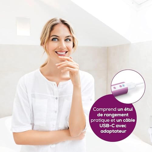 Beurer MP 52 ensemble de manucure, appareil de manucure électrique pour un soin précis des ongles, adapté aux faux ongles, jusqu'à 15 000 tr/min, 8 accessoires de haute qualité