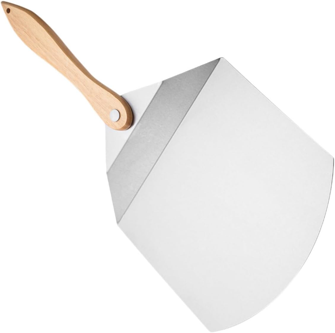 Stainless Steel Folding Pizza Spatula Versatile Baking Shovel for Cake and Pizza Transfer Kitchen Tool for Home and Professional Use