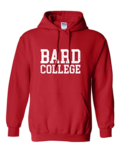 CreateMyTee Bard College Block Letters Unisex Hooded Sweatshirt - Bard Raptors Apparel