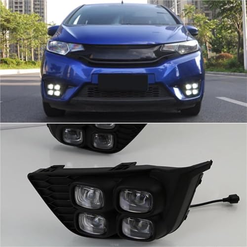 Feux de jour clignotants jaunes étanches pour Honda Jazz 2014-2016 - 7