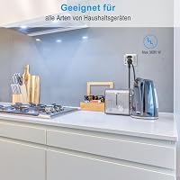Aipsdo Doppelstecker für USB Steckdose, Mehrfachsteckdose mit 4 USB Netzstecker,USB CAdapter,Steckdosenadapter 2Fach Stecker mit USB, Mehrfachstecker für Steckdose,mehrfachstecker – Ansicht 6