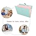 SKYDUE Expanding File Folder,Expandable Folder,Letter A4 Paper Accordion Document Organizer (Jade)
