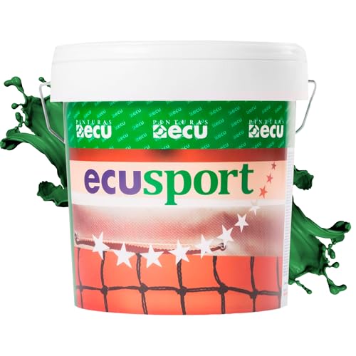 PINTURAS ECU Suelos Garajes y Pavimentos Deportivos en general 4L Acabado Mate