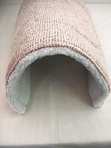 Miniature Horse/Sm Pony 22" Saddle Blanket Pad - no Bulk - Pink Weave -Pink bitless Bridle