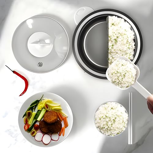 Mishcdea RICE COOKER HZ-M2L Mini Rice Cooker 2 Cups Uncooked & Steam Tray thumb #7