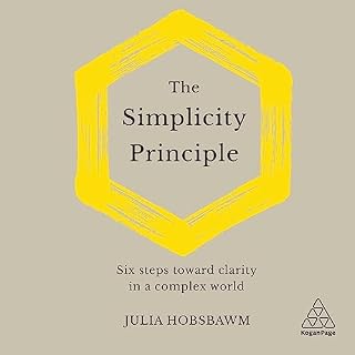 Diseño de la portada del título The Simplicity Principle