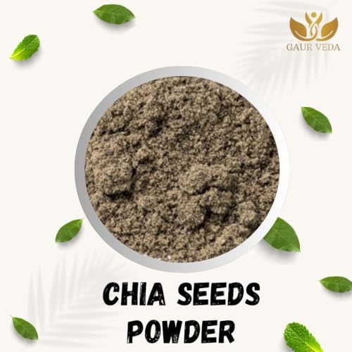 Image of GAURVEDA Chia Seeds, Basil Seeds and Gond Katira Combo Pack (250 Grams, Chia Seeds Powder)