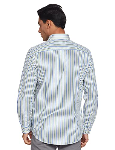 Image of Raymond Men's Striped Slim Fit Shirt