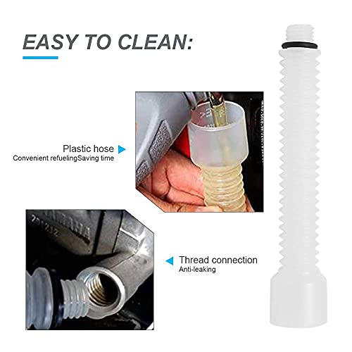 Flexible Oil Funnel Oil Change Funnel Refueling Pipe Replacement for Honda EU2000i EU1000i EU3000i Handi