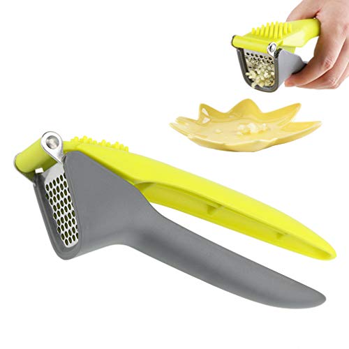 Presse-ail, Acier Inoxydable Cuisine Presser Outil Alliage Ail Broyeur Oignon Gingembre Presses Ail Hachoir Râpe Raboteuse Broyeur Accessoires de Cuisine