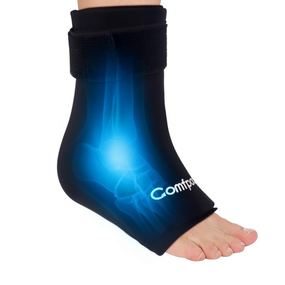 Buy Ice Pack for Ankle & Foot, Flexible Hot Cold Compress Gel Cold Pack Wrap for Achilles