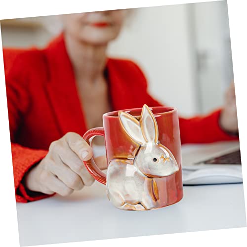 Tasse lapin céramique grand format mug café lait quotidien - 6
