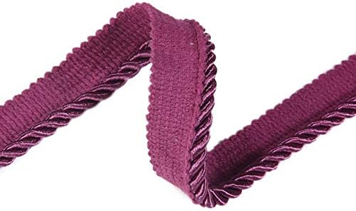 6mm Silky Barley Twist Cord Rope Braid 3 Ply & Matching 16mm Flanged Insertion Piping Furnishing Upholstery Crafts Trimming,36 Colors. High Strength, Neotrims. 1 Yard, Antique Cream (Cord)