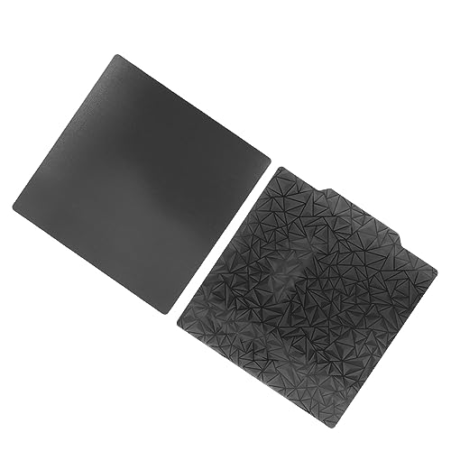 Plaque de construction en acier 350x350mm avec face PEO et texture PEI