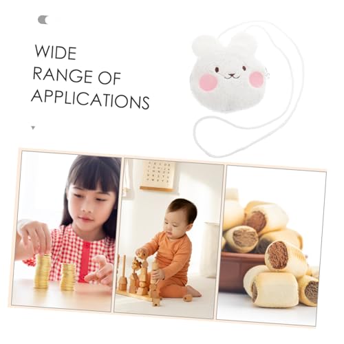 GALPADA Cute Plush Crossbody Bag for Little Fluffy Cartoon Purse Lightweight Portable Kawaii Bunny Wallet Multifunctional Coin Bag3