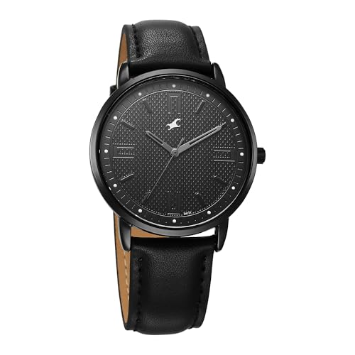 Fastrack Stunners X Special Edition Black Dial Leather Watch - Image 3
