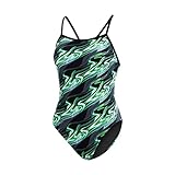 Dolfin Women's Reliance Inferno V-Back,Green (310),22