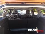 ERGOTECH Trennnetz Trenngitter kompatibel mit Dacia Duster RDA65-S14, für Hunde und Gepäck.