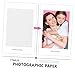 SOLUSTRE 120pcs High Glossy Photo Paper Water-Resistant Photographic Paper for Prints for Photography Art Projects and Presentations