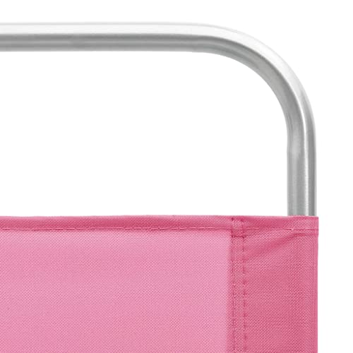 Chaise de plage pliante compacte en acier pour éviter l'encombrement - 8