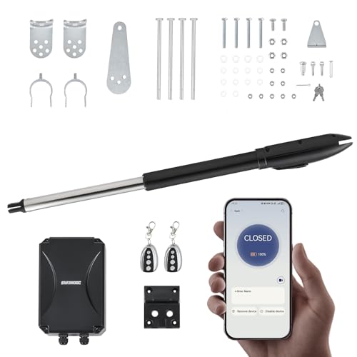 CO-Z Automatic Gate Opener Kit, App Compatible Smart Single...