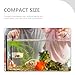 Mikikit 6Pcs Acrylic Shrimp Feeding Dish with Suction Cup Durable Aquarium Accessories for Easy Fish Feeding Compact Space Saving Design for Fish Tanks