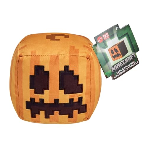 Peluche Minecraft citrouille : finis les doudous fragiles avec cette poupée ultra résistante