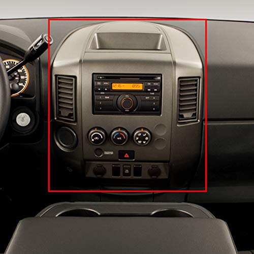 ECOTRIC Instrument Panel Lid Finisher Bezel Compatible with 2004 2005 2006 Titan XE SE Armada SE Replace For 68257-8S800 Dash Audio A/C (without Center Speaker, Gray) by ECOTRIC - Image 8