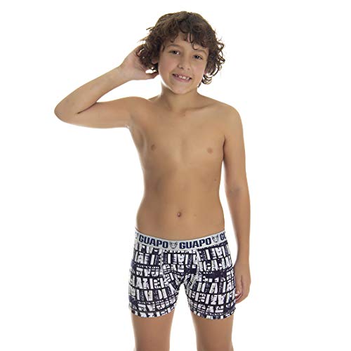Kit com 5 Cuecas Boxer Infantil Microfibra