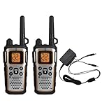 Motorola MU350R 35-Mile Range 22-Channel FRS/GMRS Two Way Bluetooth Radio Weatherproof (Grey)