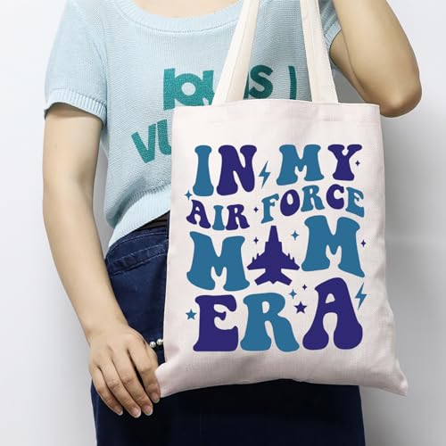 Bolsa tote Air Force Mom ligera y elegante miniatura 2