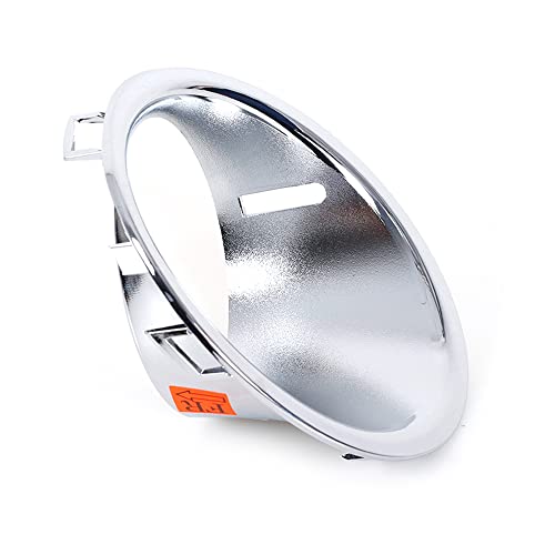 BATLAM 2 Peças Luz De Nevoeiro Frontal Cromada Tampa Do Anel 51112753661 51112753662 Para BMW Mini C
