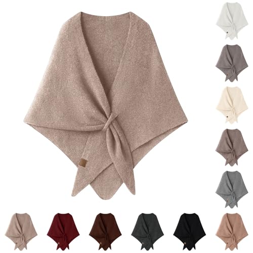 Pashmina Shawl Wraps for Women’s Knitted Triangle Shawl Scarf Wraps Cardigan Cape Shoulder Top Sweater Scarf 2025