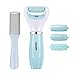 Geebright Powerful Callus / Pedegg Remover Wet / Dry Feet Care Electronic Foot File Professional Pedicure Tools Remove Dead, Hard, Cracked Skin Solution with Replacement Roller